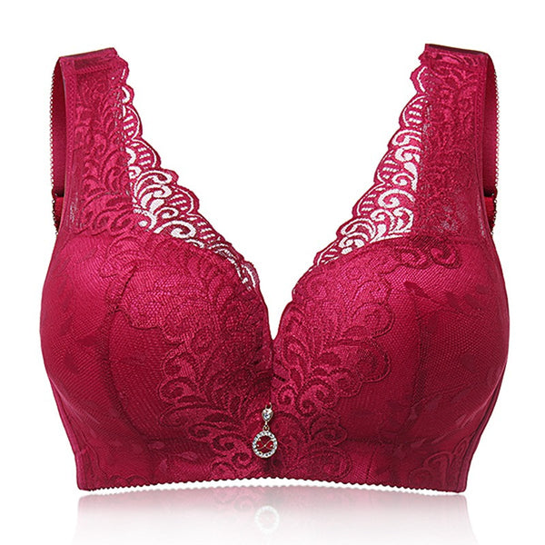 Fashion Bralette Sexy Women Lace Push Up Bra Large Size Wireless Underwear Brassiere Adjustable Thin  Bra Lingerie