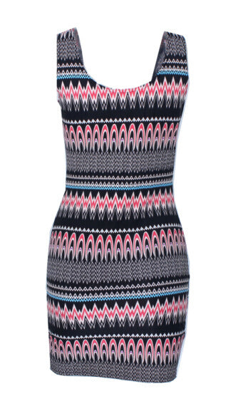 EAST KNITTING 2017 Women summer dress X-193 neon Leopard striped print women fashion dresses punk bodycon brand dress