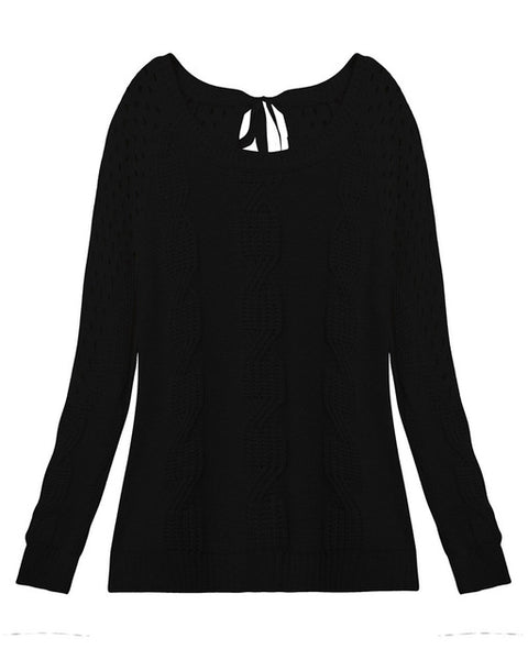 ZANZEA 2017 Autumn Winter Sexy Women Sweaters Small Hollow Halter Sweet Jumpers Casual Pullover Knit Tops Size S-3XL Pull Femme