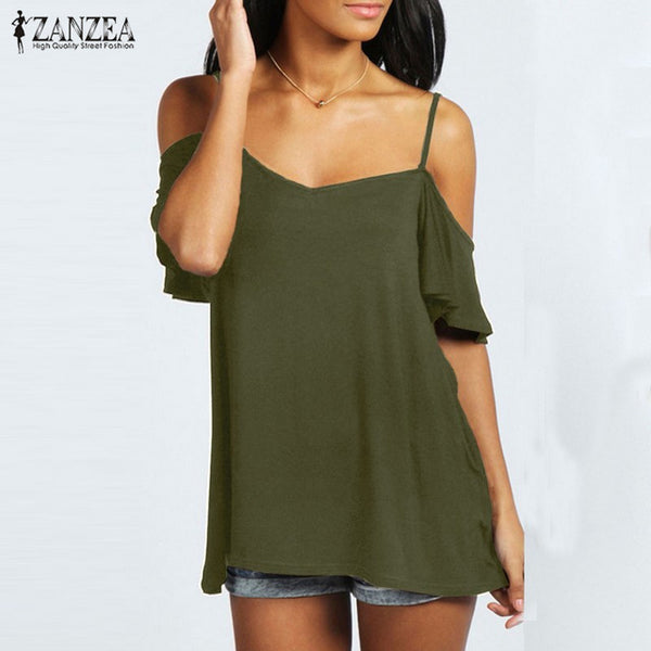 Fashion Off Shoulder T Shirt 2016 Summer Sexy Women Slash Neck Short Sleeve Casual Solid Stretch Top Tees Blusas Plus Size