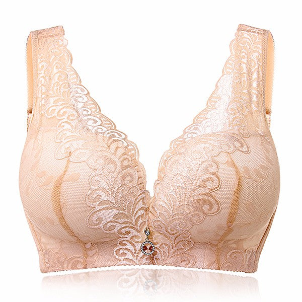 Fashion Bralette Sexy Women Lace Push Up Bra Large Size Wireless Underwear Brassiere Adjustable Thin  Bra Lingerie
