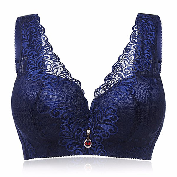 Fashion Bralette Sexy Women Lace Push Up Bra Large Size Wireless Underwear Brassiere Adjustable Thin  Bra Lingerie