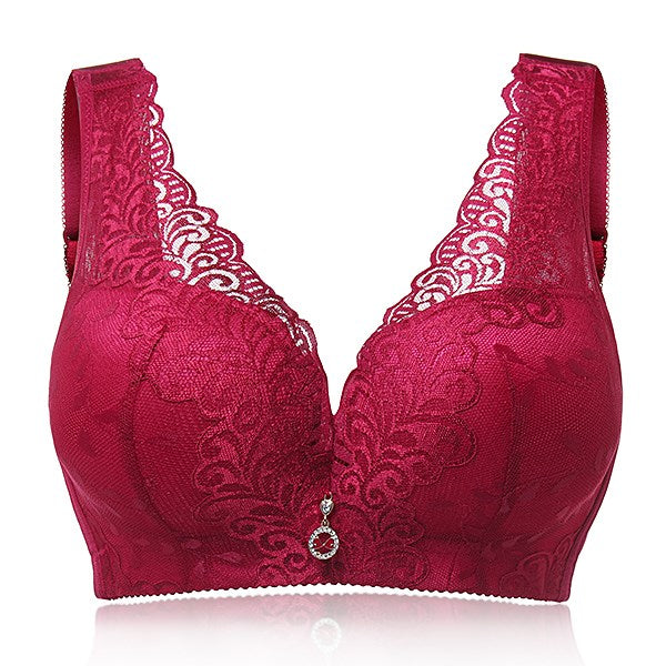 Fashion Bralette Sexy Women Lace Push Up Bra Large Size Wireless Underwear Brassiere Adjustable Thin  Bra Lingerie