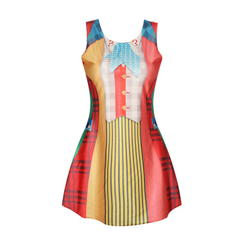 EAST KNITTING Women Spring Summer Style Fashion Slim Dresses Tardis Play Dress Casual Sexy Dress Vestido