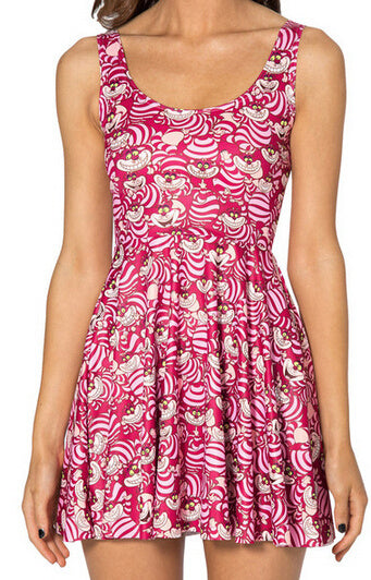 EAST KNITTING BL-545 New 2017 Fashion Sexy Women  Dress CTHULHU 3d Print Dresses Tank Summer Casual Dress