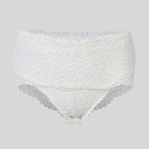 Women High Waist Bamboo Fiber Underwear Briefs Sexy Slim Underwear Panties Thong Lace Hollow Out Ladies Panties Seamless Briefs