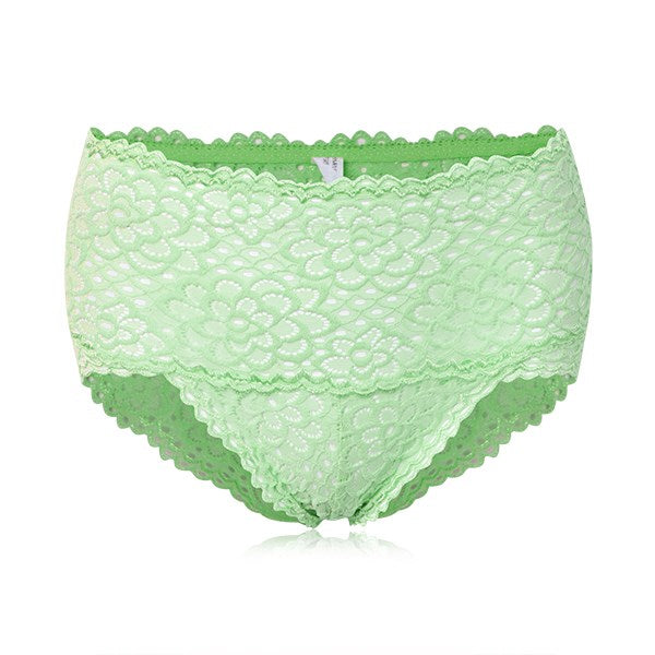 Women High Waist Bamboo Fiber Underwear Briefs Sexy Slim Underwear Panties Thong Lace Hollow Out Ladies Panties Seamless Briefs