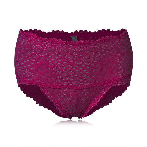 Women High Waist Bamboo Fiber Underwear Briefs Sexy Slim Underwear Panties Thong Lace Hollow Out Ladies Panties Seamless Briefs