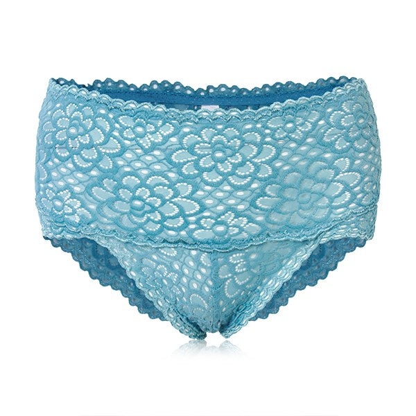 Women High Waist Bamboo Fiber Underwear Briefs Sexy Slim Underwear Panties Thong Lace Hollow Out Ladies Panties Seamless Briefs