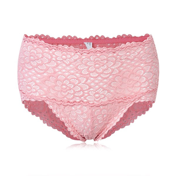 Women High Waist Bamboo Fiber Underwear Briefs Sexy Slim Underwear Panties Thong Lace Hollow Out Ladies Panties Seamless Briefs