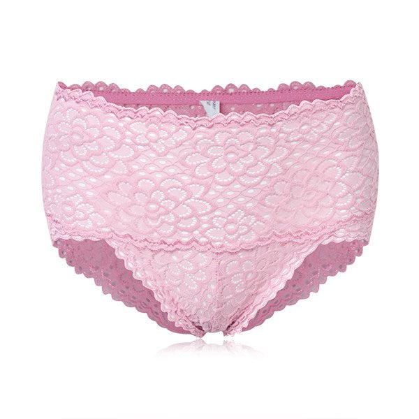 Women High Waist Bamboo Fiber Underwear Briefs Sexy Slim Underwear Panties Thong Lace Hollow Out Ladies Panties Seamless Briefs