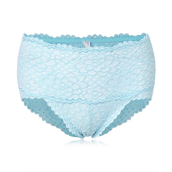 Women High Waist Bamboo Fiber Underwear Briefs Sexy Slim Underwear Panties Thong Lace Hollow Out Ladies Panties Seamless Briefs