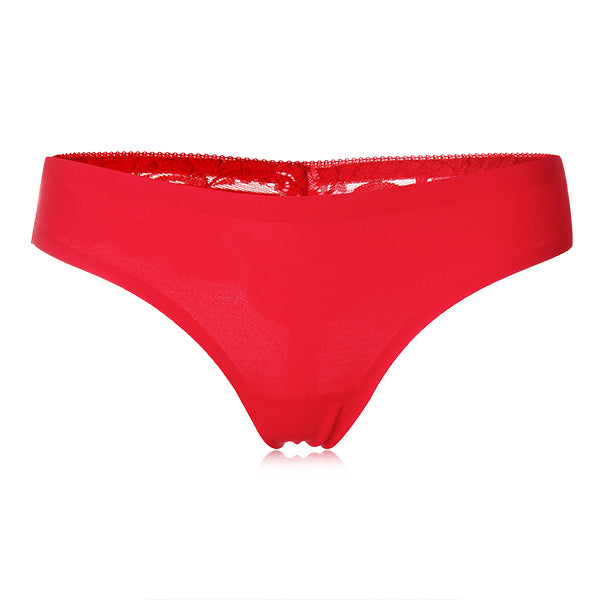 Sexy Women Lace Panties Seamless Low Waist Thongs Breathable Transparent Temptation T-back Lingerie Underwear 6 Colors