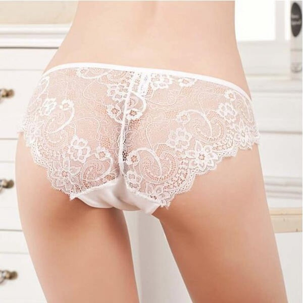 6 Colors 2017 Sexy Women Temptation Ultra-thin Underwear Low Waist Lace Briefs Panties Seamless Transparent Breathable Lingerie