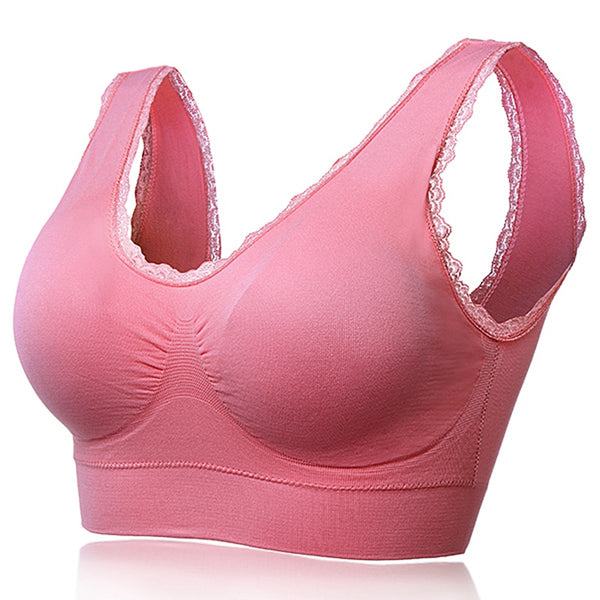 Women Lace Wire Free Thin Bra 2017 New Arrival Full Cup Seamless Breathable Vest Brassiere Push Up Underwear