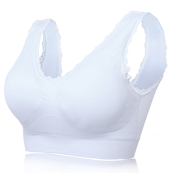 Women Lace Wire Free Thin Bra 2017 New Arrival Full Cup Seamless Breathable Vest Brassiere Push Up Underwear