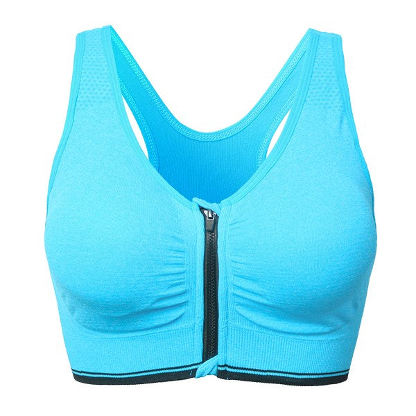 New Women Wireless Shockproof Bra Explosion Hit Underwear Front Zipper Seamless Full Cup Bralette Breathable Vest Bra
