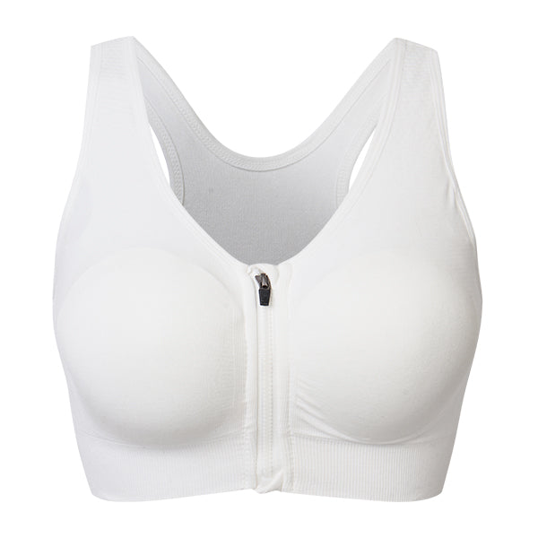 New Women Wireless Shockproof Bra Explosion Hit Underwear Front Zipper Seamless Full Cup Bralette Breathable Vest Bra
