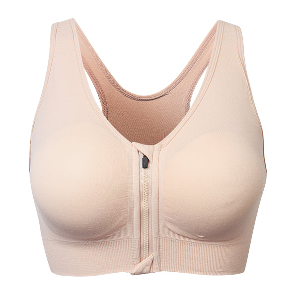 New Women Wireless Shockproof Bra Explosion Hit Underwear Front Zipper Seamless Full Cup Bralette Breathable Vest Bra