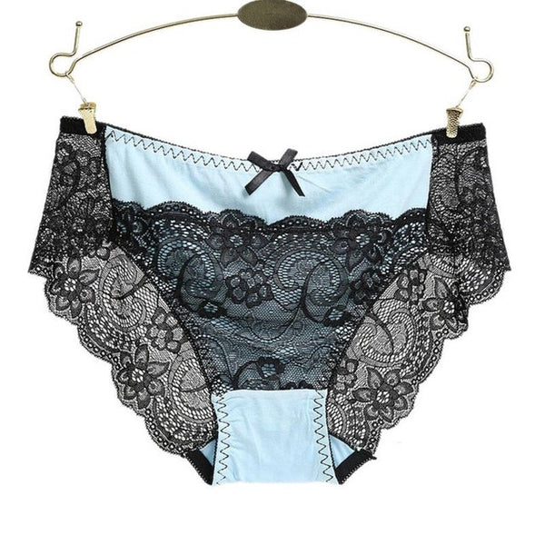 JECKSION Women Lace Panties 2016 Fashion Patchwork Laidies Seamless Cotton Panty Hollow briefs Underwear #LSW