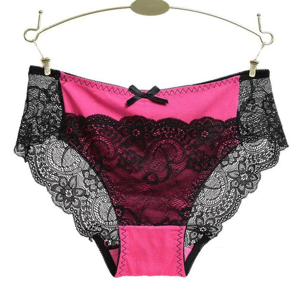 JECKSION Women Lace Panties 2016 Fashion Patchwork Laidies Seamless Cotton Panty Hollow briefs Underwear #LSW