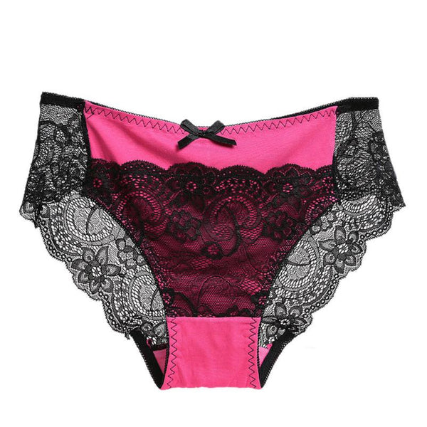 JECKSION Women Lace Panties 2016 Fashion Patchwork Laidies Seamless Cotton Panty Hollow briefs Underwear #LSW