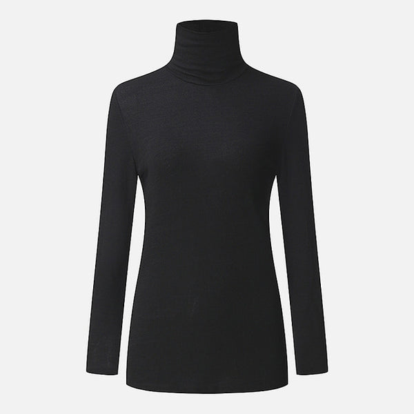 ZANZEA 2017 Fashion Women Casual Knitted Pullover Sweater High Neck Long Sleeve Slim Fit Jumper Tops Casual Blusas Plus Size 3XL
