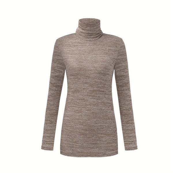 ZANZEA 2017 Fashion Women Casual Knitted Pullover Sweater High Neck Long Sleeve Slim Fit Jumper Tops Casual Blusas Plus Size 3XL