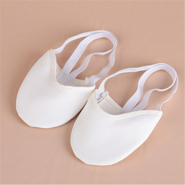 Hot Sale Indoor Dancing Ballet Dance Shoes Two Colors Half Shoes Artistic Gymnastics Gym Fitness Shoe with Elastic Bands