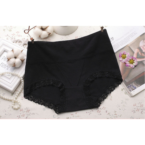 2017 Women Cotton Seamless Briefs Underwear High Waist Panties Lingerie BG L