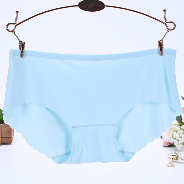 Women Soft Underpants Seamless Lingerie Briefs Hipster Underwear Panties BG