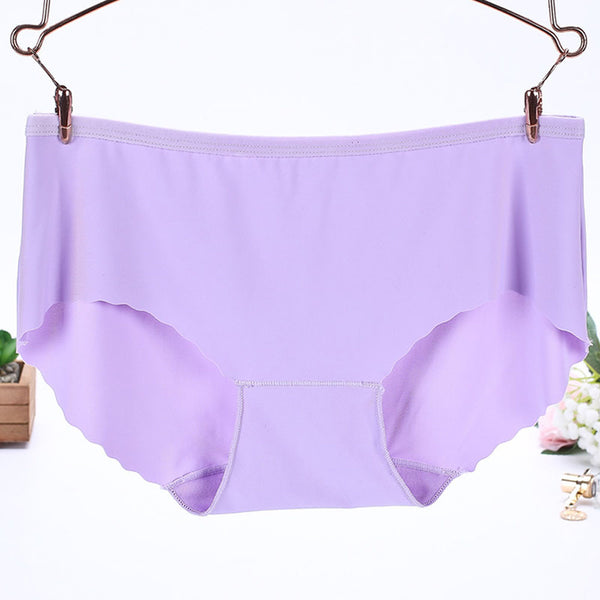 Women Soft Underpants Seamless Lingerie Briefs Hipster Underwear Panties BG