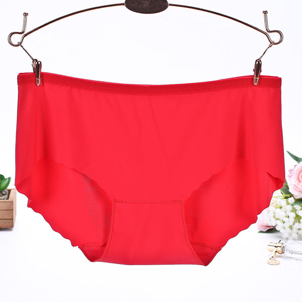 Women Soft Underpants Seamless Lingerie Briefs Hipster Underwear Panties BG