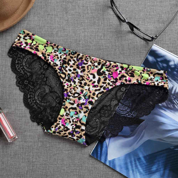 Women lace Panties Seamless Cotton Panty Hollow briefs Underwear BG/L