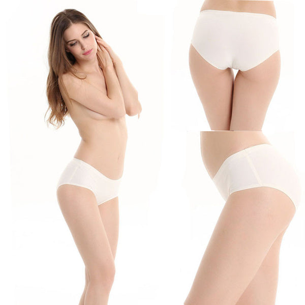 Women Seamless Lingerie Briefs Hipster Underwear Panties Underpants WH/M