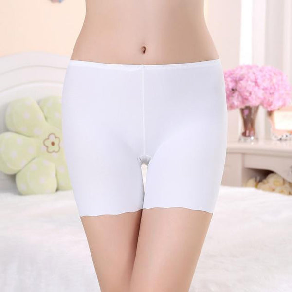 Women lace Panties Seamless Cotton Panty Hollow briefs Underwear White/S