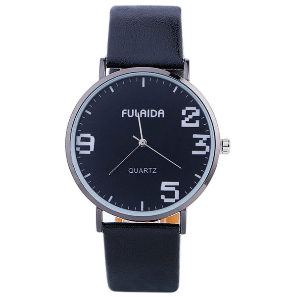 Neutral Simple Fashion Leather Quartz Wrist Watch