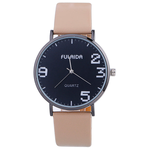 Neutral Simple Fashion Leather Quartz Wrist Watch