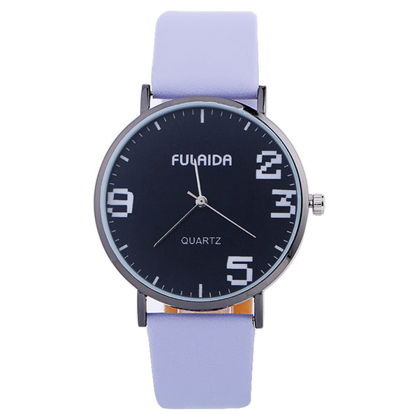 Neutral Simple Fashion Leather Quartz Wrist Watch