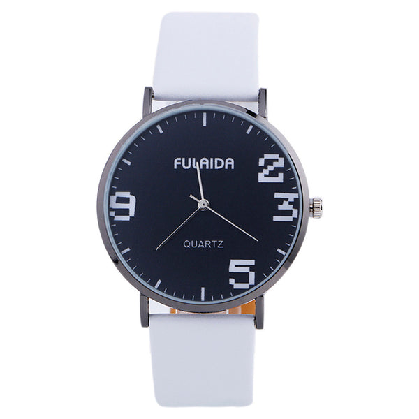 Neutral Simple Fashion Leather Quartz Wrist Watch