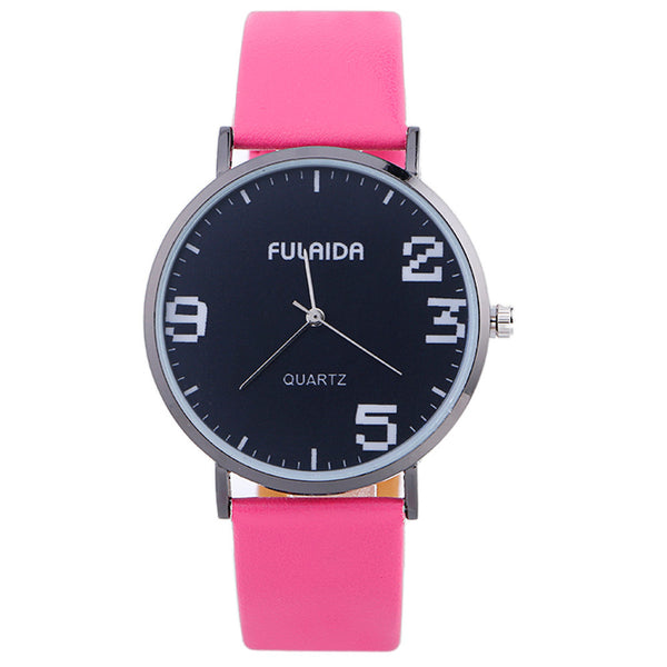 Neutral Simple Fashion Leather Quartz Wrist Watch