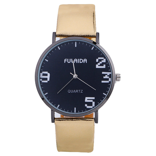 Neutral Simple Fashion Leather Quartz Wrist Watch
