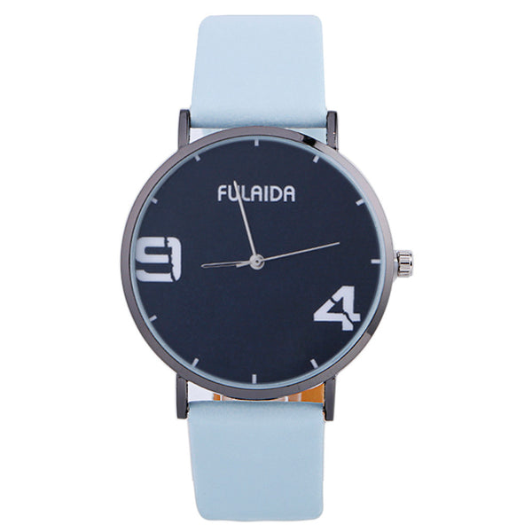 Neutral Simple Fashion Leather Quartz Wrist Watch