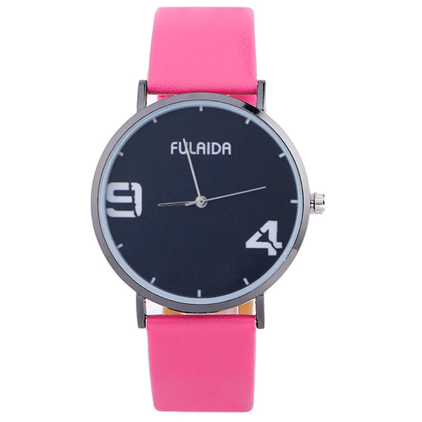 Neutral Simple Fashion Leather Quartz Wrist Watch