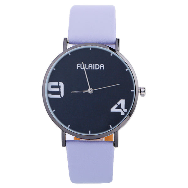 Neutral Simple Fashion Leather Quartz Wrist Watch