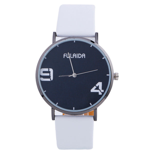 Neutral Simple Fashion Leather Quartz Wrist Watch