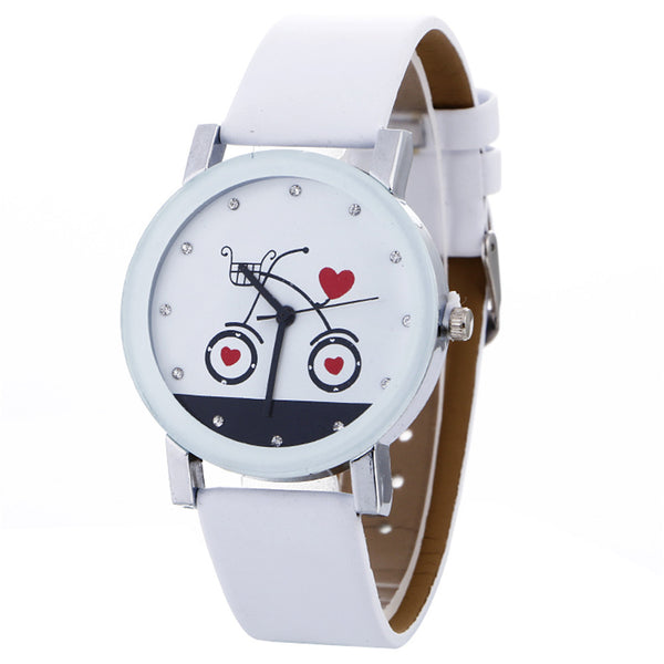 Neutral Simple Fashion Leather Quartz Wrist Watch