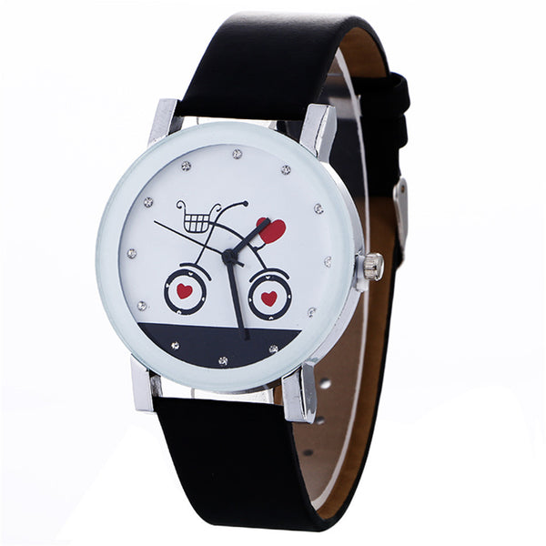 Neutral Simple Fashion Leather Quartz Wrist Watch