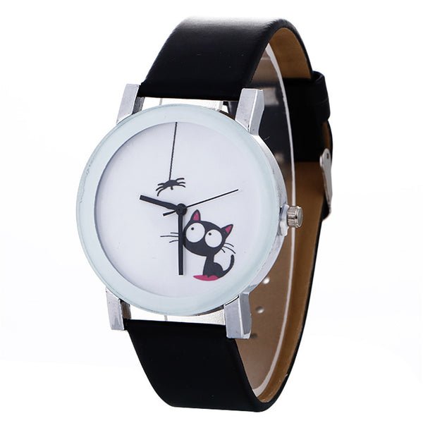 Neutral Simple Fashion Leather Quartz Wrist Watch
