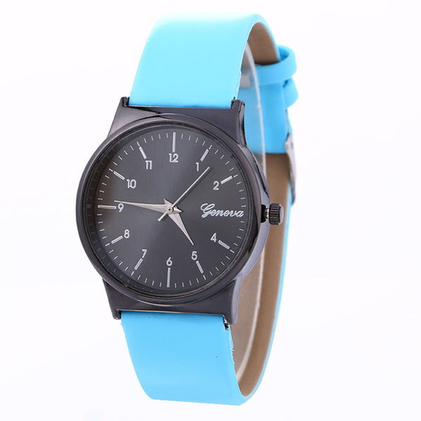 New Simple Fashion Neutral Leather Watch